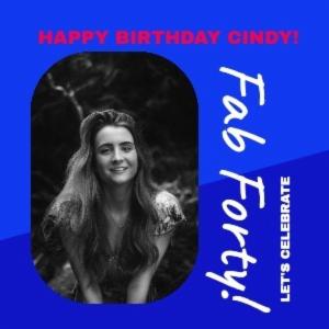 HAPPY BIRTHDAY CINDY!