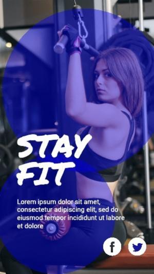 STAY FIT Lorem ipsum