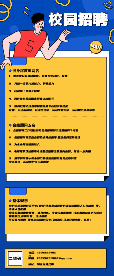 健身房教练两名