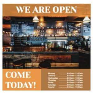 WE ARE OPEN